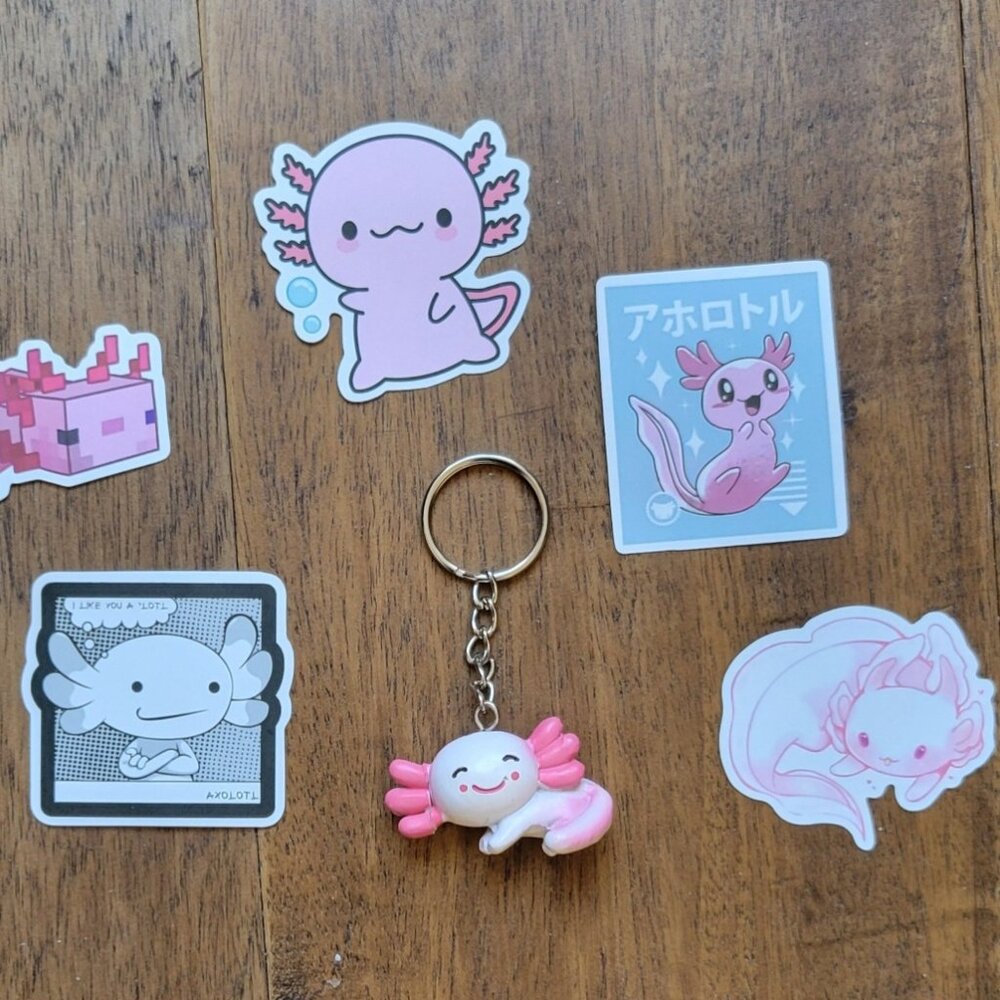 FREE WITH $20 PURCHASE Axolotl Lot 6pc